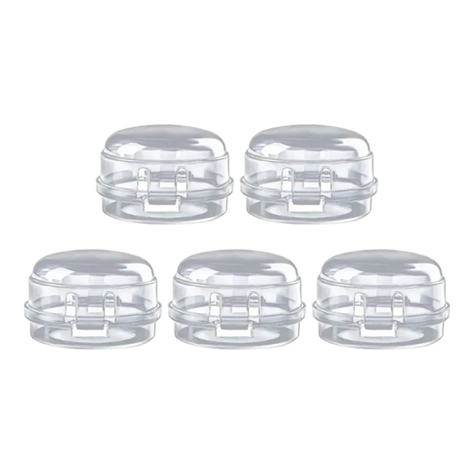 Tissting Cache-Bouton Cuisinière Transparent Sécurité Lot 5