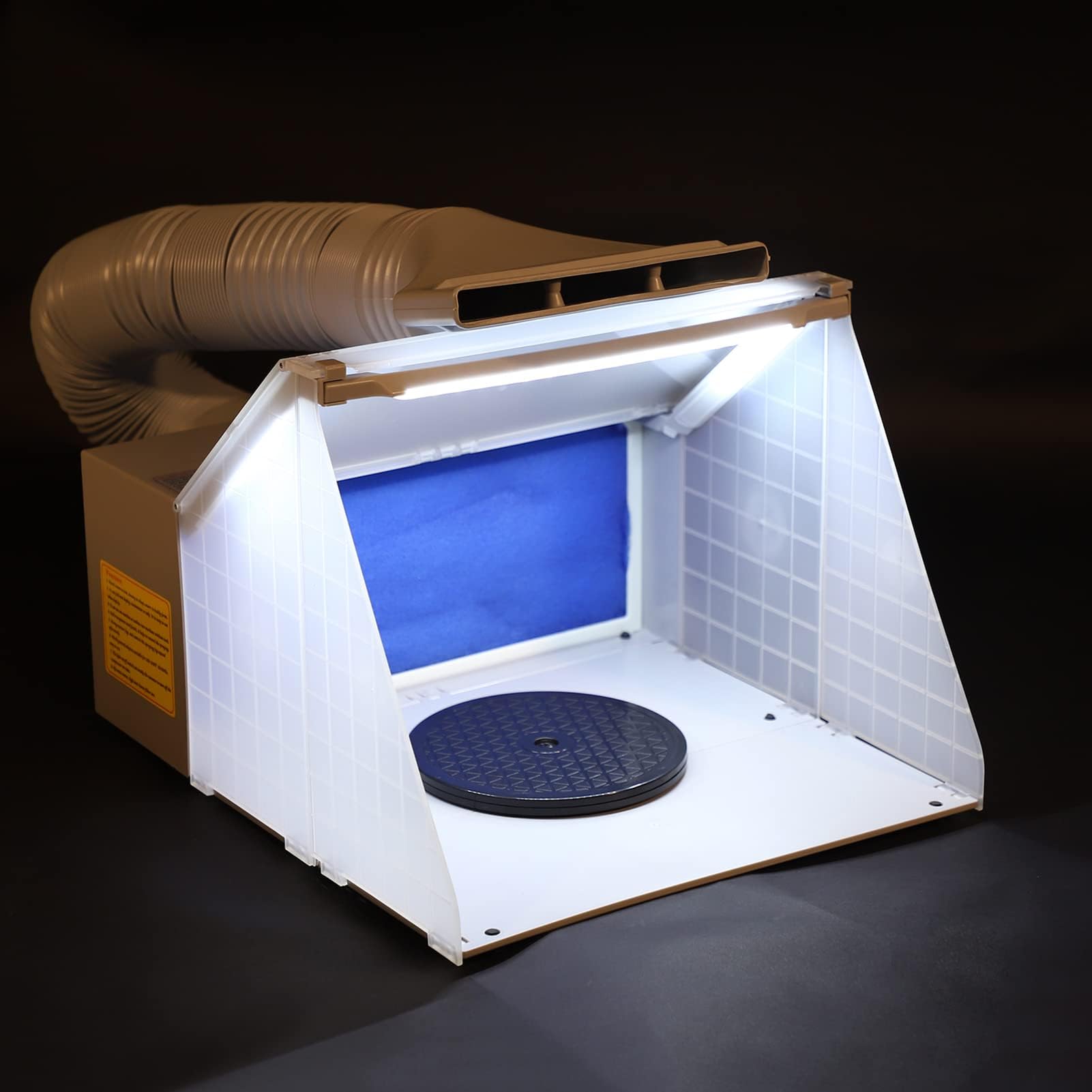Ejoyous Cabine Aérographe 4 m³/min Cabine Peinture Filtre LED