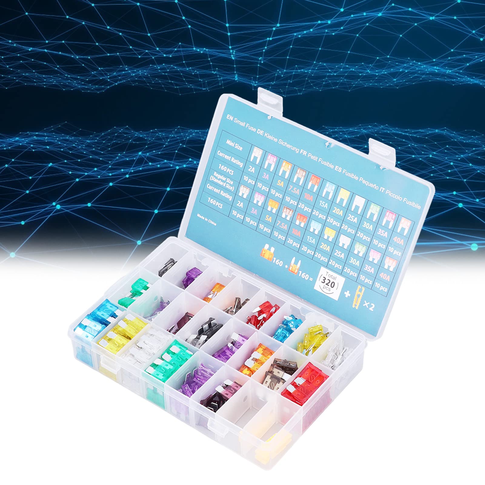 Tissting Kit Fusibles Lame Voiture 320 Pièces 2A-40A