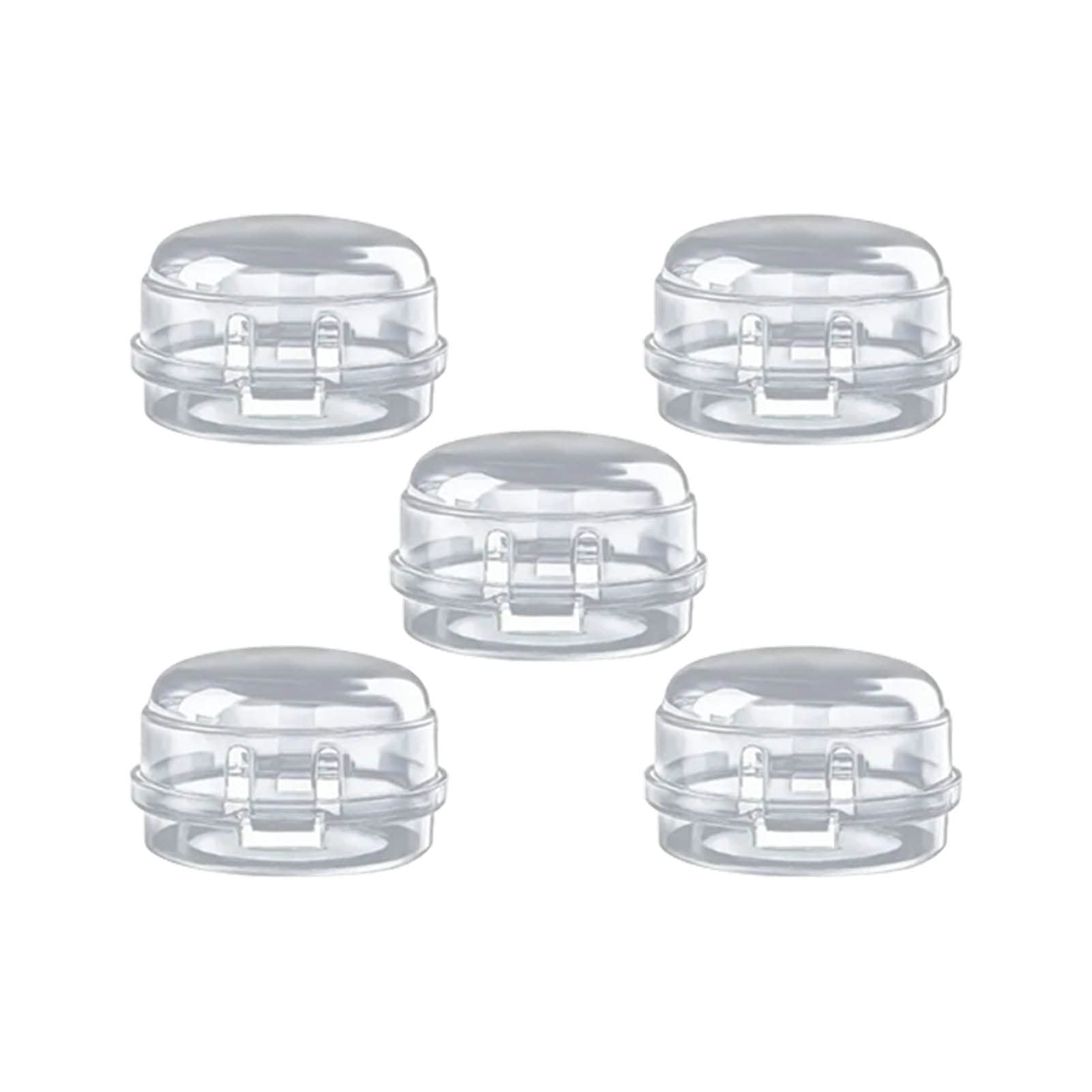 Tissting Cache-Bouton Cuisinière Transparent Sécurité Lot 5