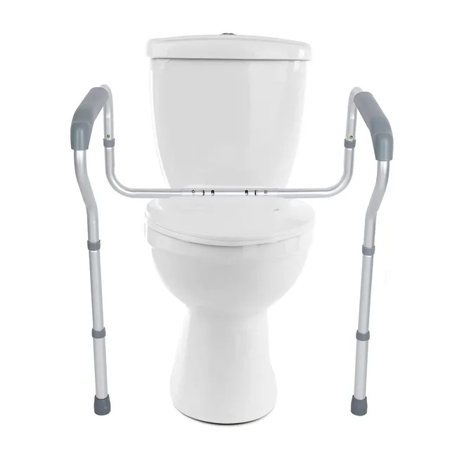 Ejoyous Cadre Toilette Barre Appui Réglable Alu 135 kg