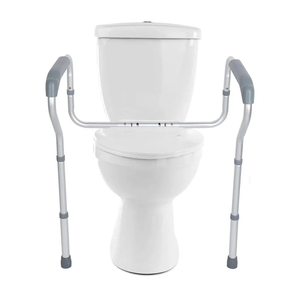 Ejoyous Cadre Toilette Barre Appui Réglable Alu 135 kg