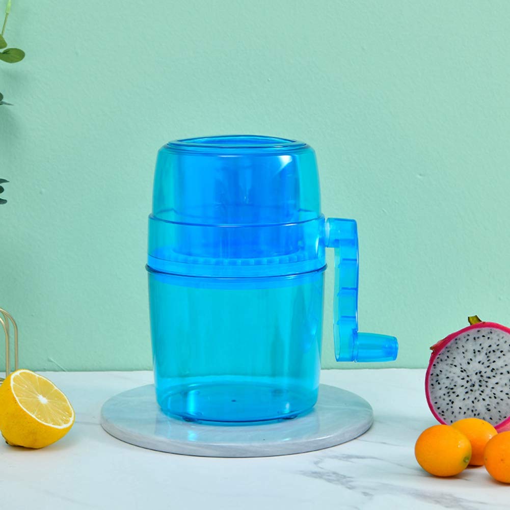 Tissting Broyeur à Glace Manuel Bleu 20 cm Inox