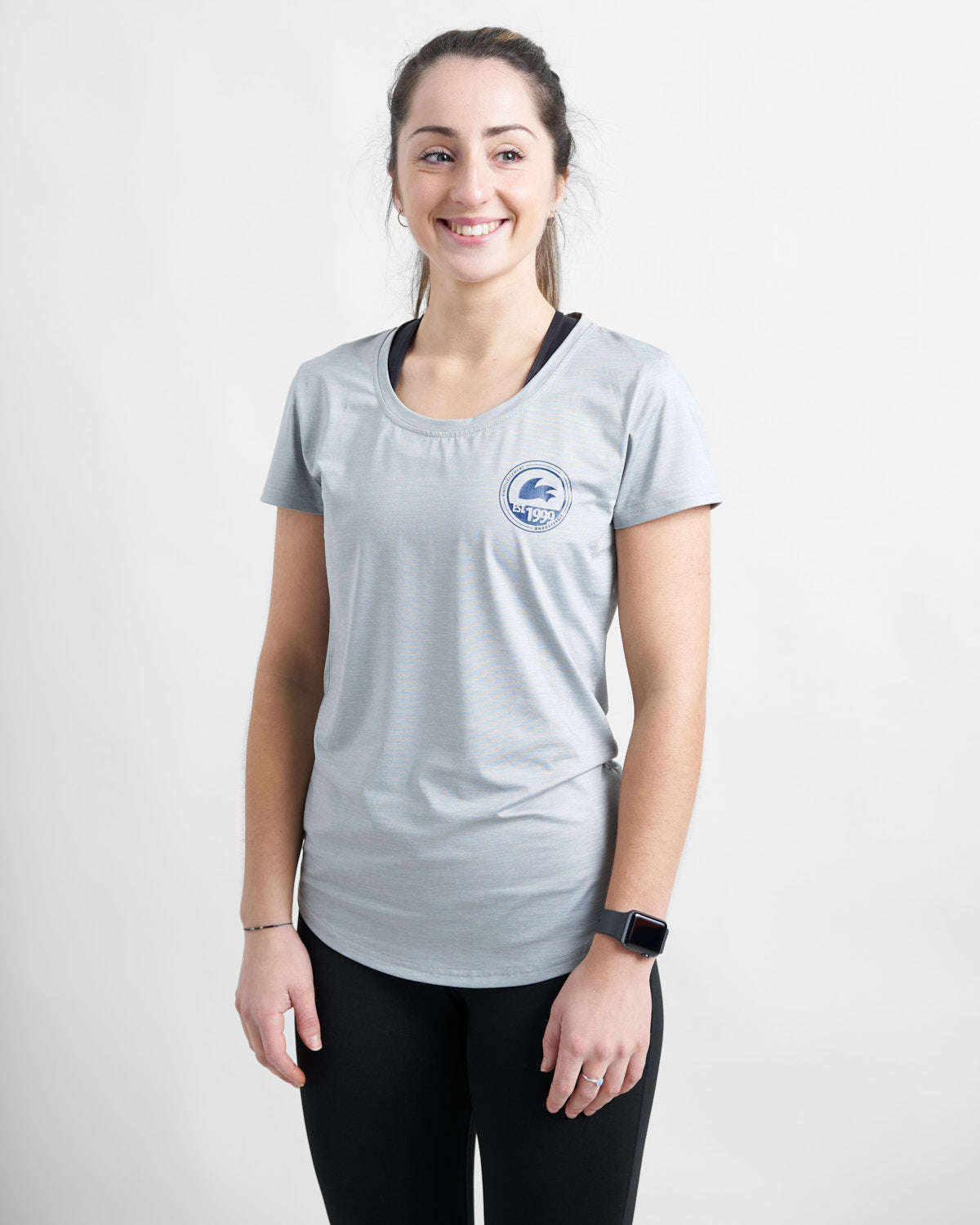 Rooster T-Shirt Femme Technique UV50+ Gris Pétrole
