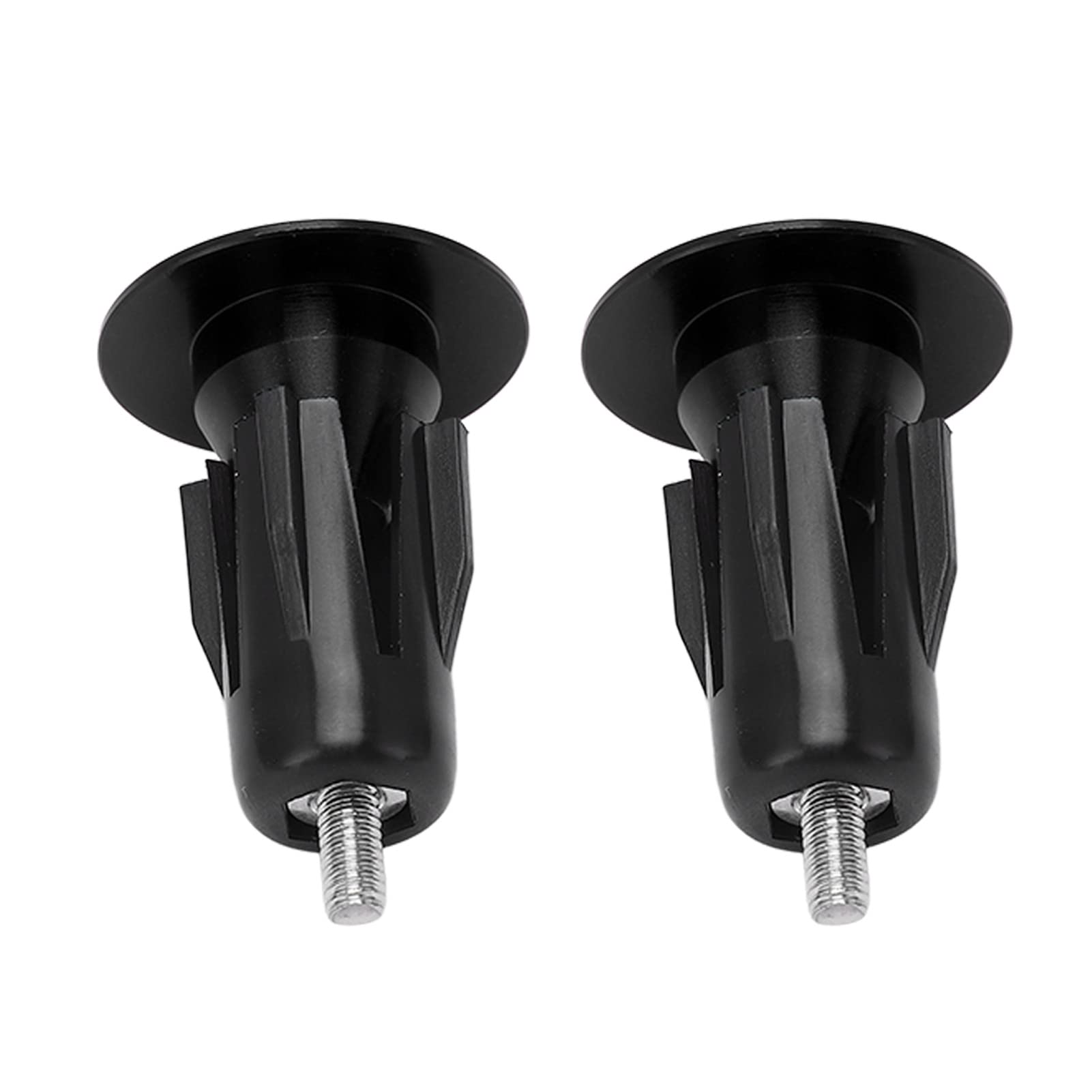 Tissting bouchons guidon vélo alu noir paire