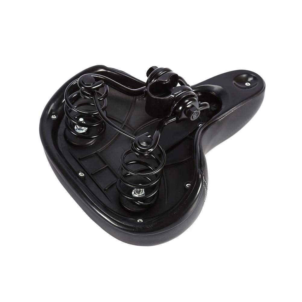 Ejoyous Selle Vélo Gel Confort Ressorts 25x20 cm
