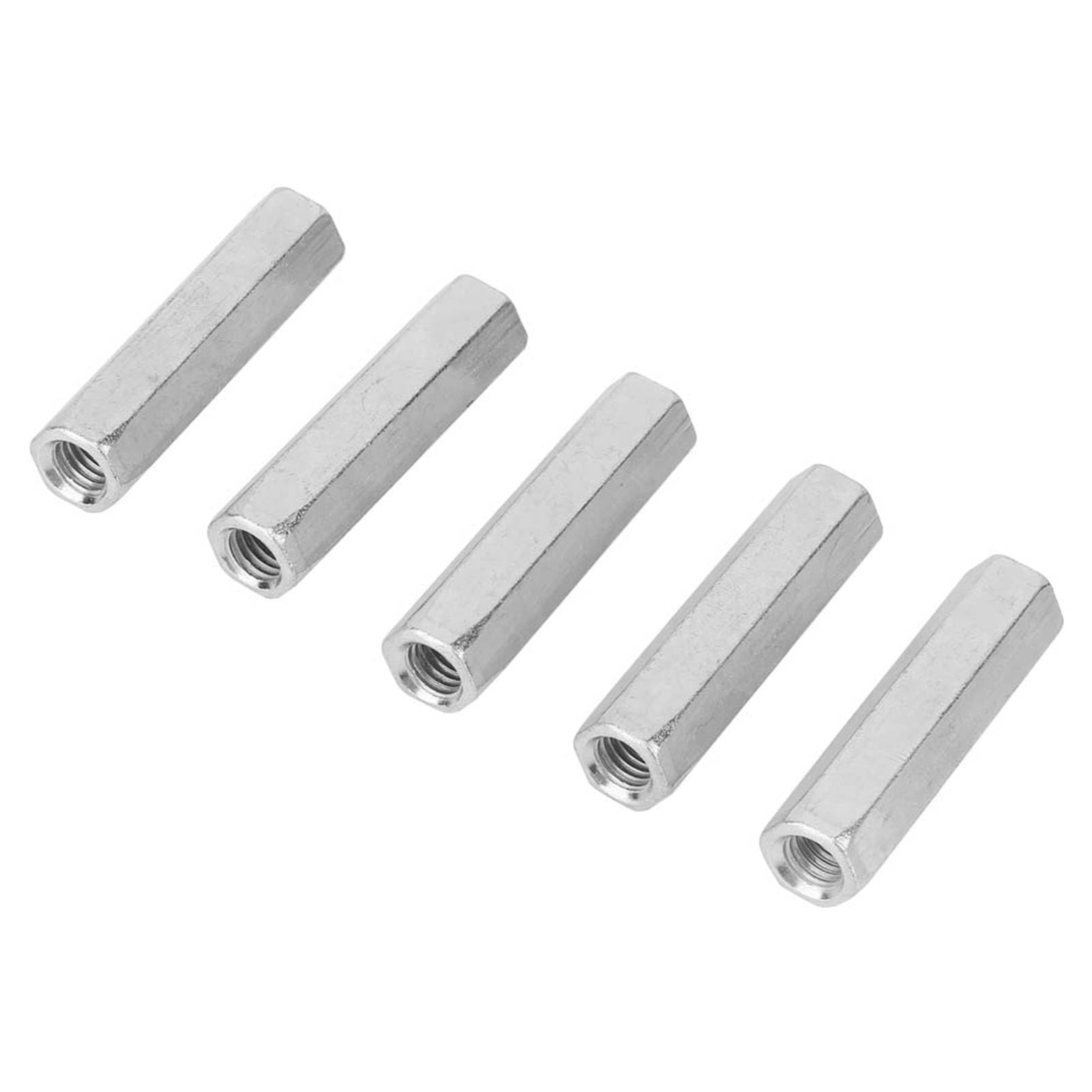 FTVOGUE Écrou long M8x50 hexagonal acier tige lot de 5