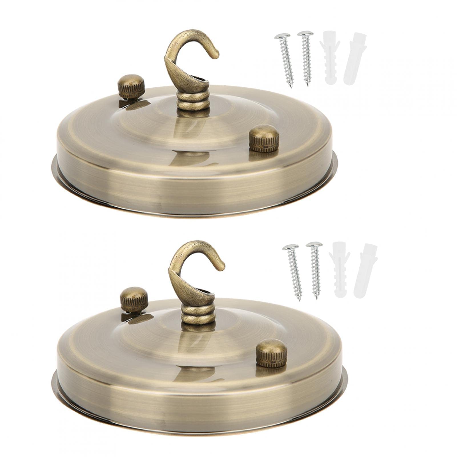 Tissting HOME DECORATION rosace plafond bronze 2 pièces crochet