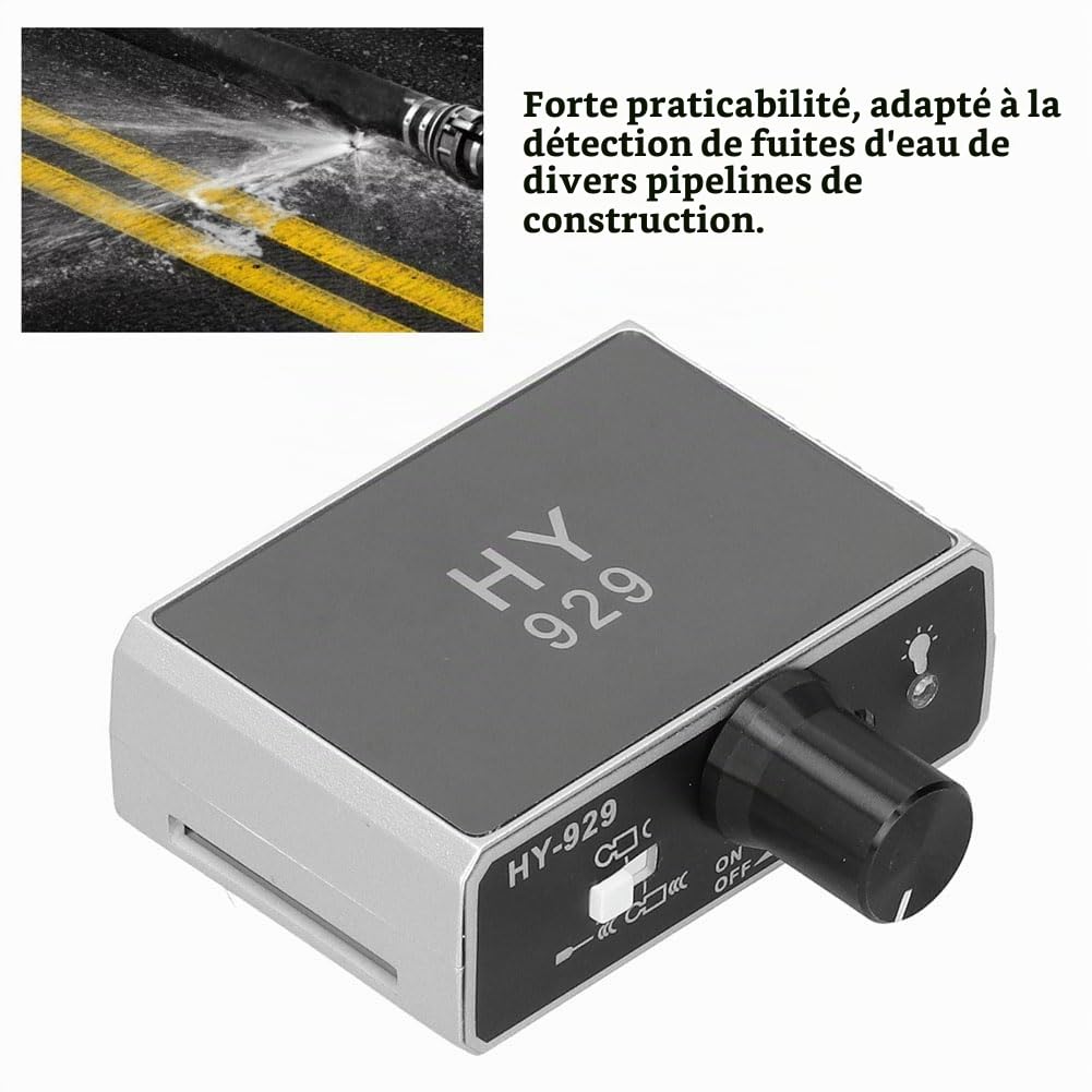 Tissting DIY Détecteur Fuite Eau Souterraine Double Sonde ABS