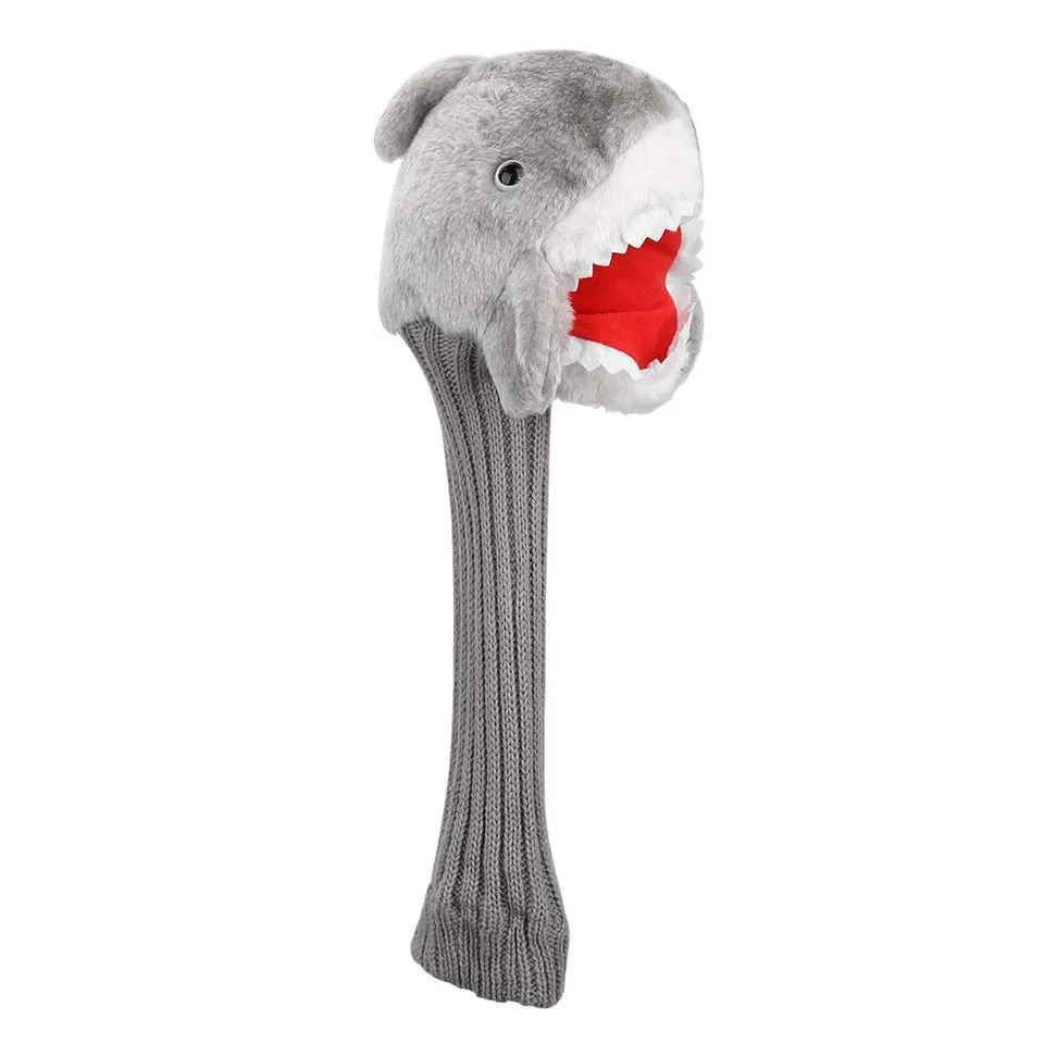 Ejoyous Housse driver golf requin peluche 37cm