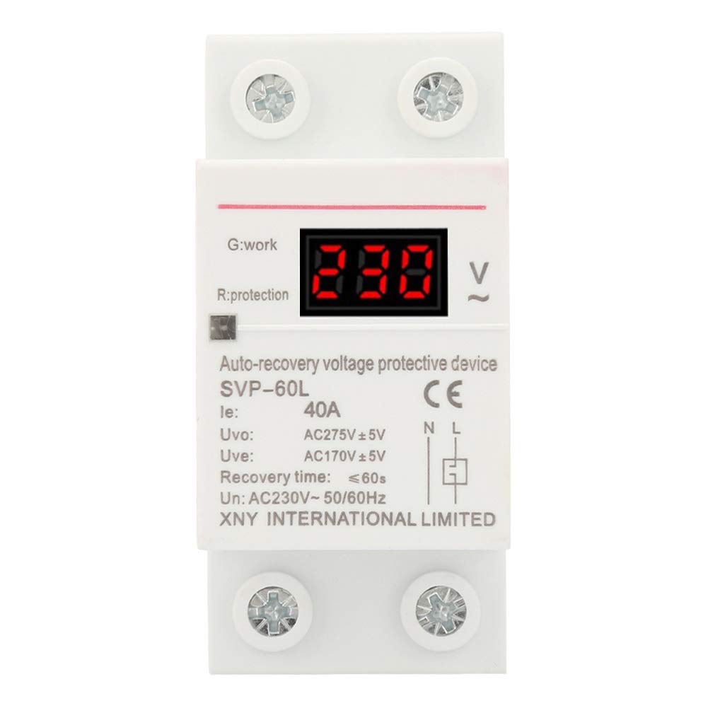 Jadeshay Installation Électrique protecteur de tension 230V 40A auto