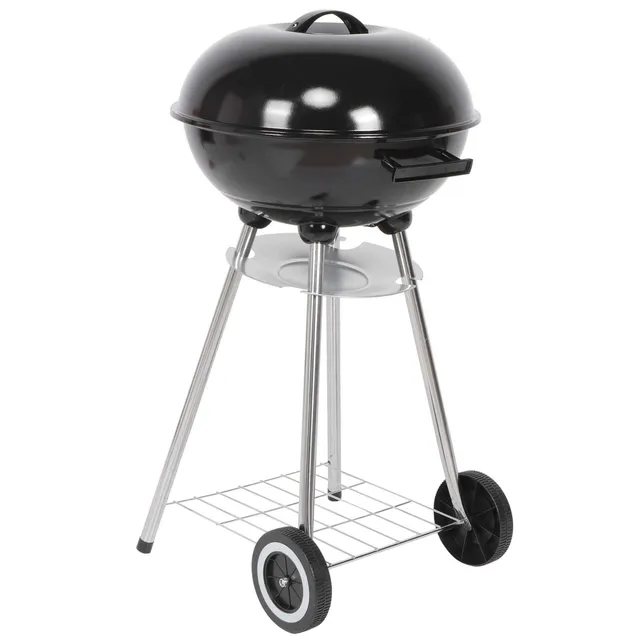 Ejoyous Garden barbecue charbon rond couvercle 4-5 pers