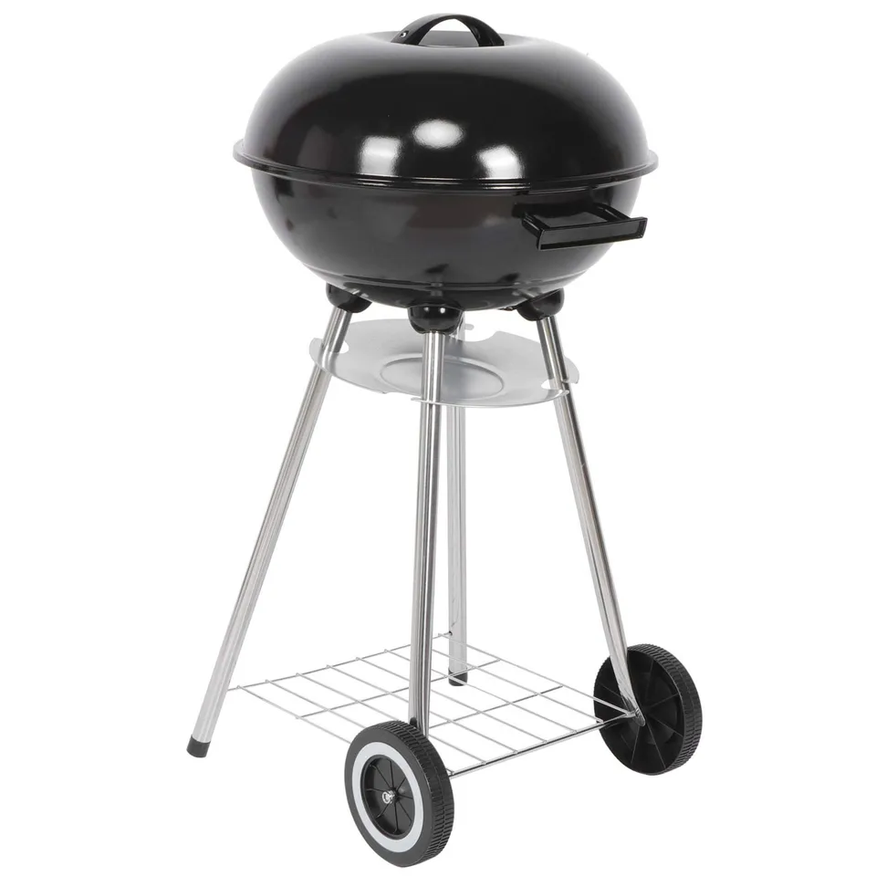 Ejoyous Garden barbecue charbon rond couvercle 4-5 pers