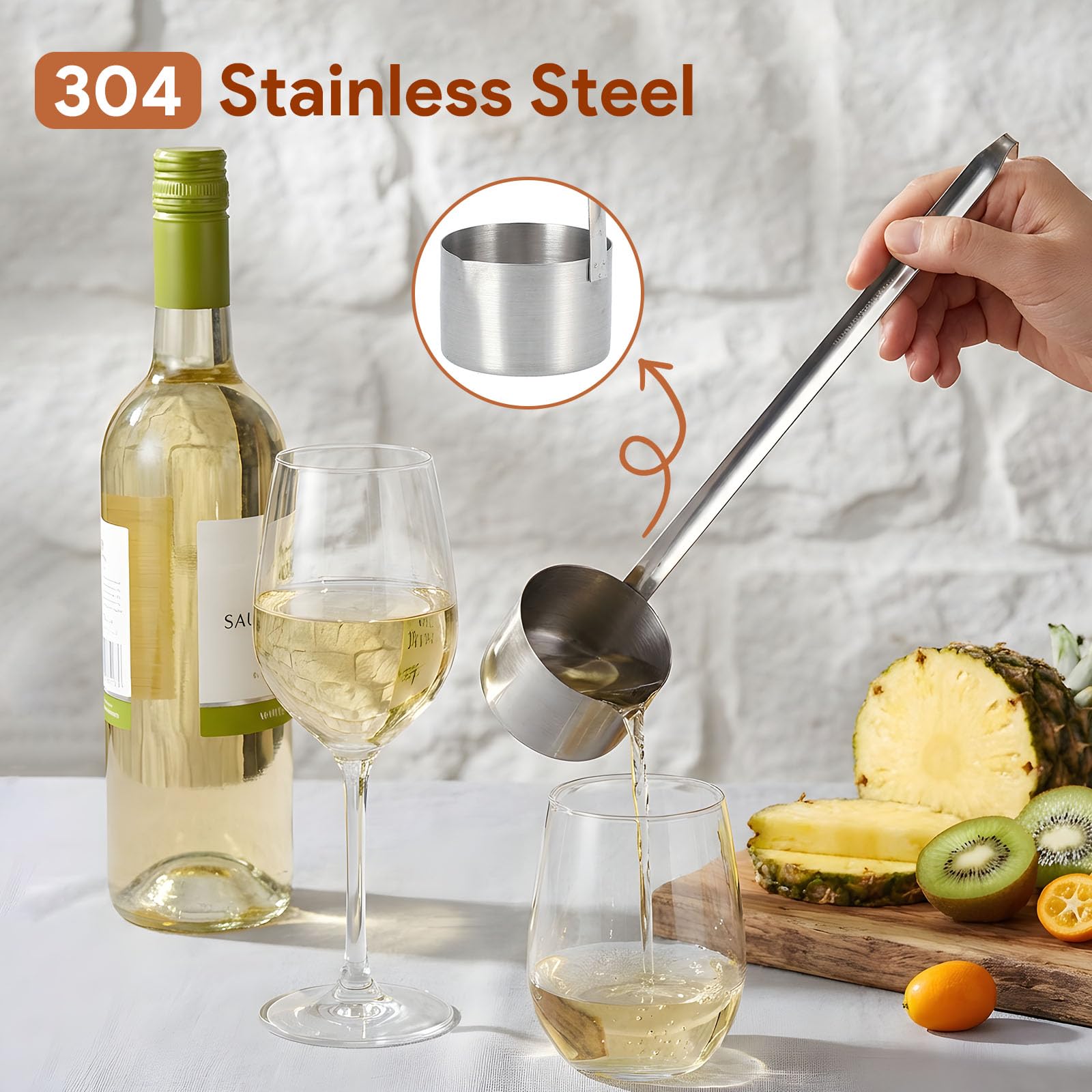 Tissting KITCHEN BATHROOM louche à vin inox 50 ml crochet