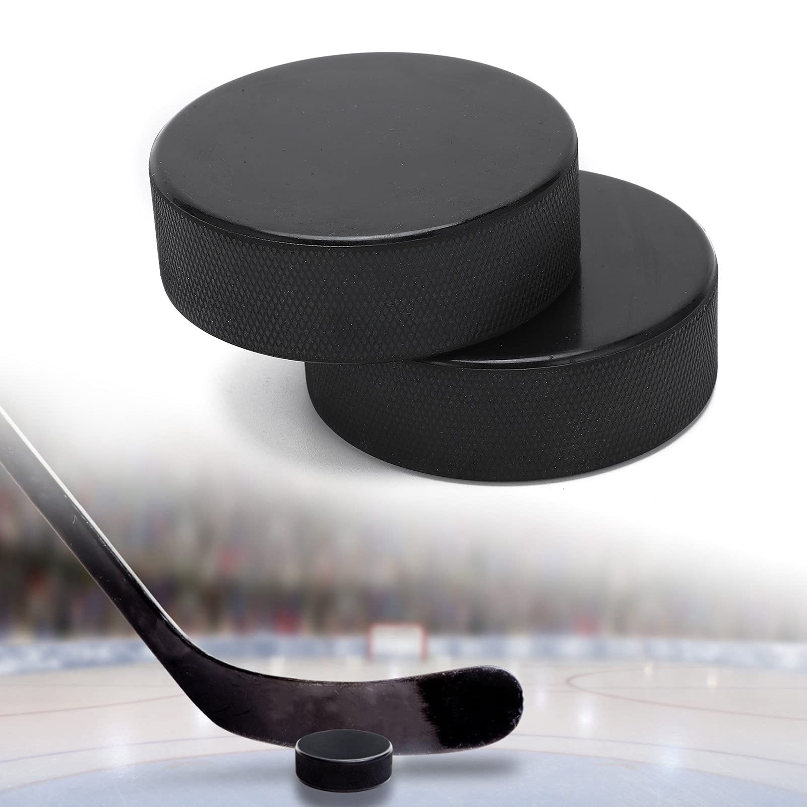 Tissting OUTDOOR Lot 2 Palets Hockey sur Glace Caoutchouc