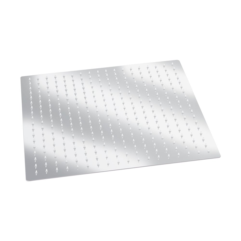 Ejoyous Bathroom Pommeau Douche Pluie 50x50cm Inox Argent
