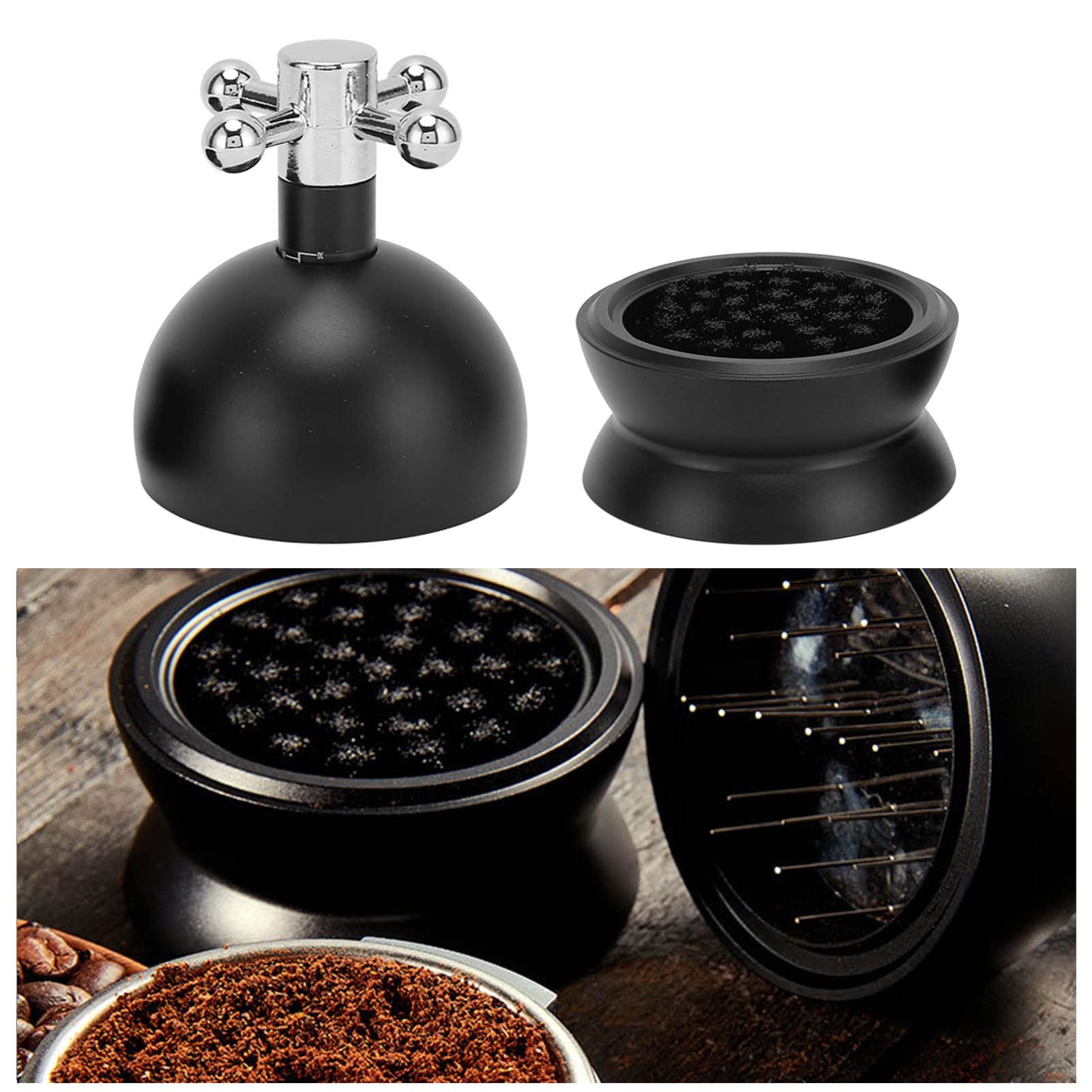 Tissting Kitchen Bathroom distributeur café 22 aiguilles 51 mm noir