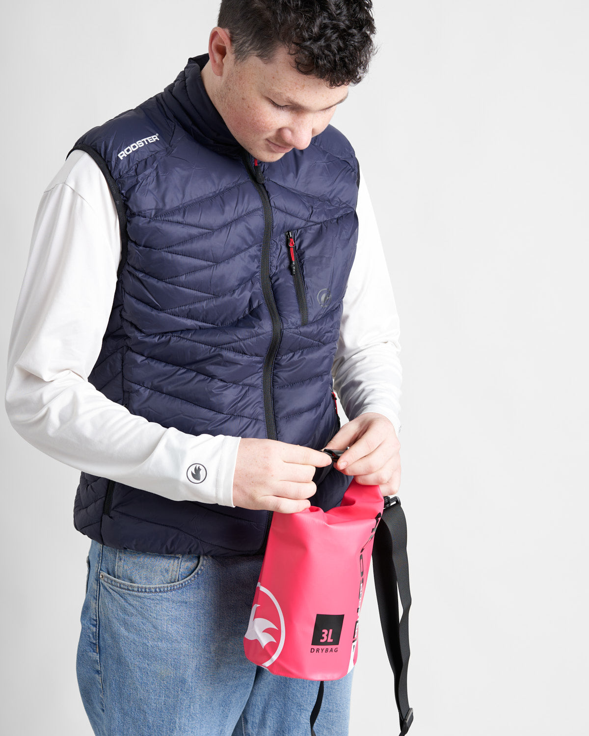 Rooster Bags sac étanche dry bag 3 L rose PVC