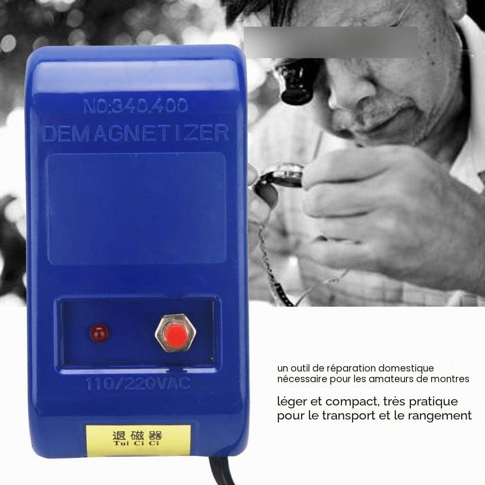 Ejoyous Health & Beauty démagnétiseur montre 250V prise EU bleu