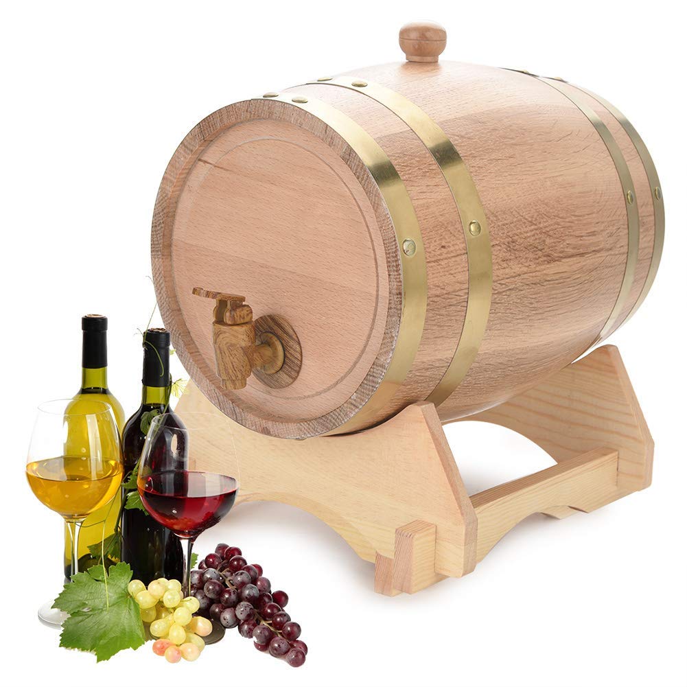 Ejoyous Kitchen tonneau bois 5 L whisky vin chêne