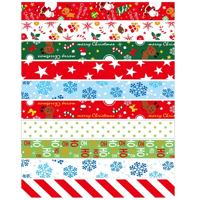 FEPITO Party Decorations 300 guirlande papier Noël 10 motifs