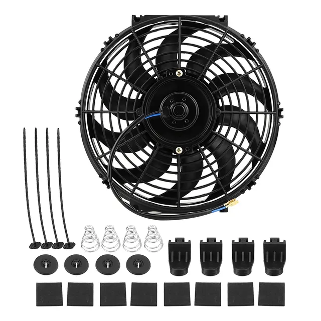 Ejoyous Ventilateur Refroidissement Moteur 12V 80W 30cm