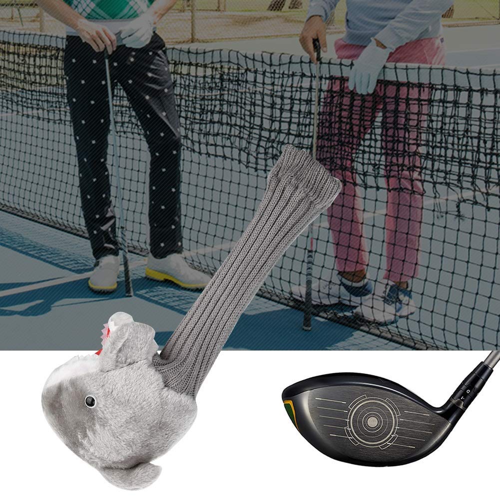 Ejoyous Housse driver golf requin peluche 37cm