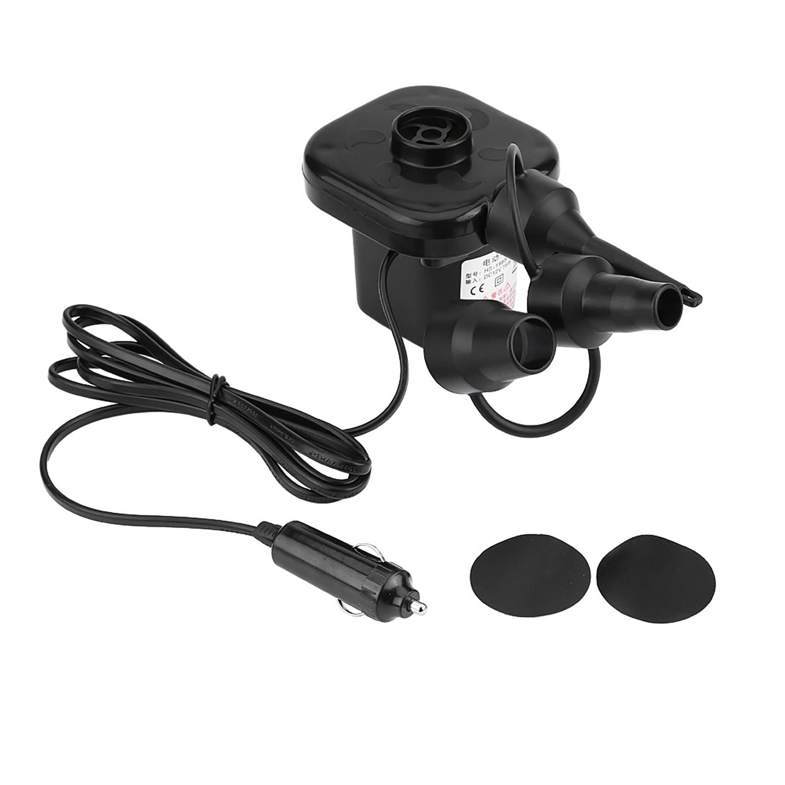 Ejoyous Lit Gonflable Voiture PVC Gris + Pompe 12V