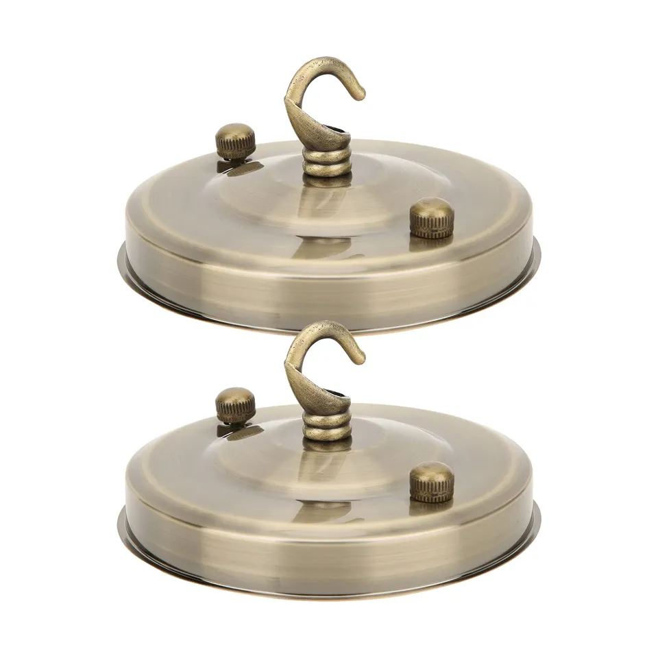 Tissting HOME DECORATION rosace plafond bronze 2 pièces crochet