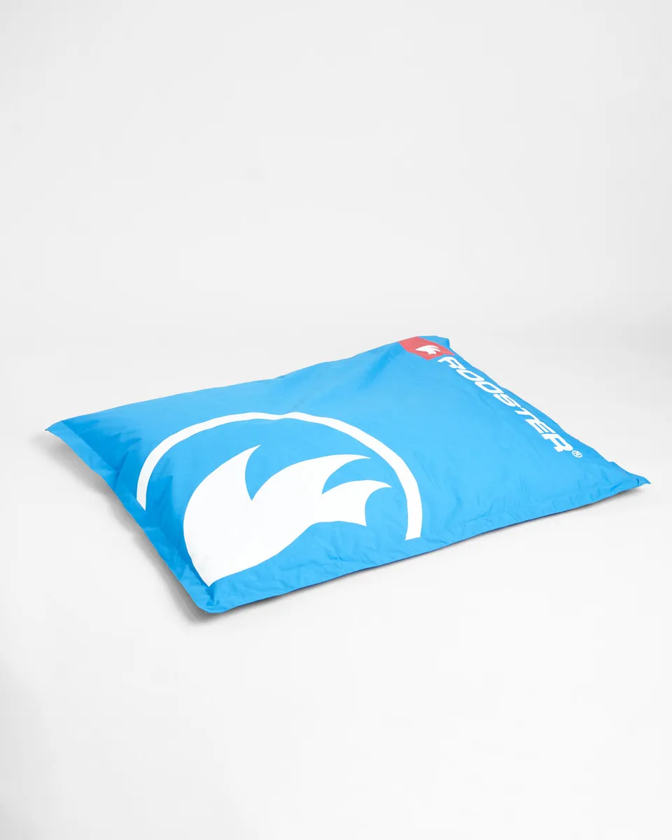 Rooster Bags Pouf géant Beanbag Bleu 170x130cm