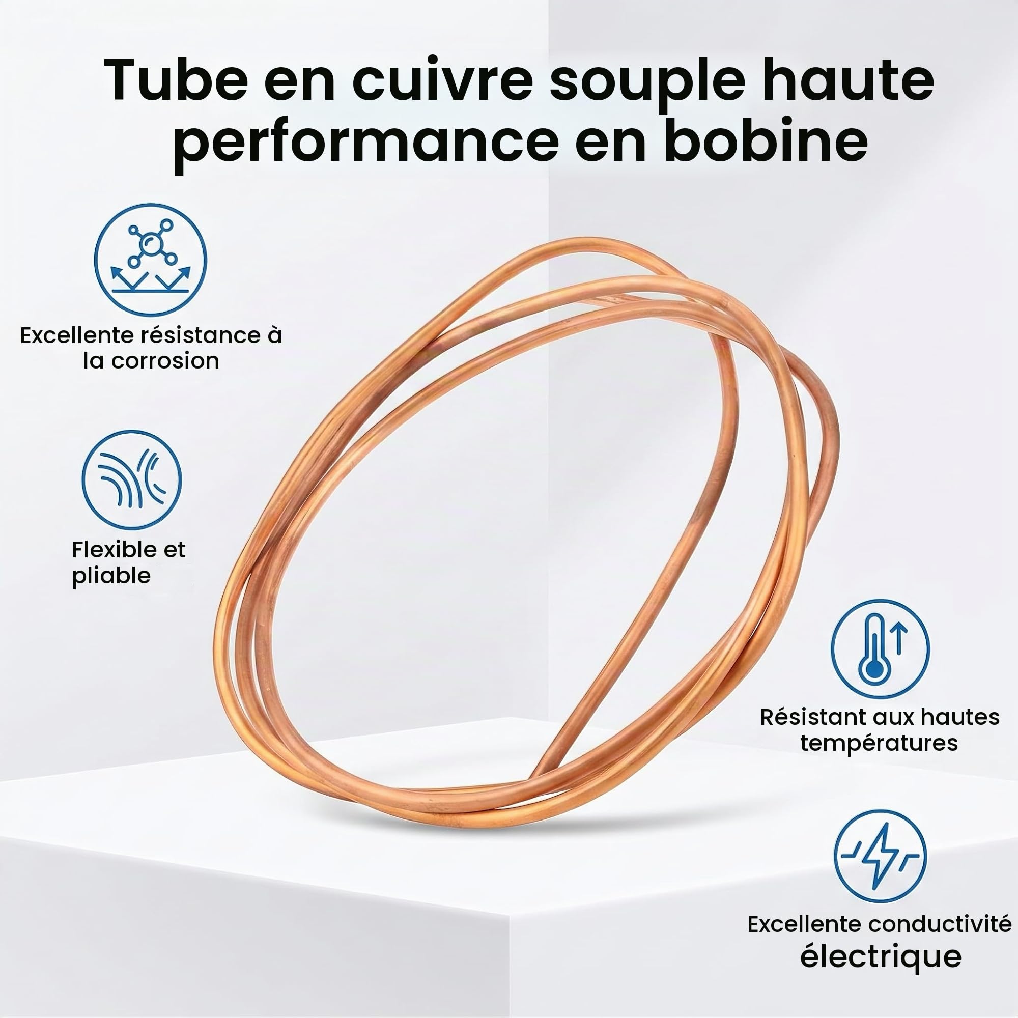 FTVOGUE Tube Cuivre Souple 2m OD 6mm ID 5mm C1100