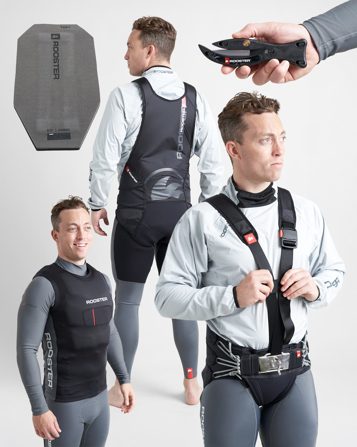 Rooster Harnesses Trapezing Bundle kit harnais trapèze + bib sécurité