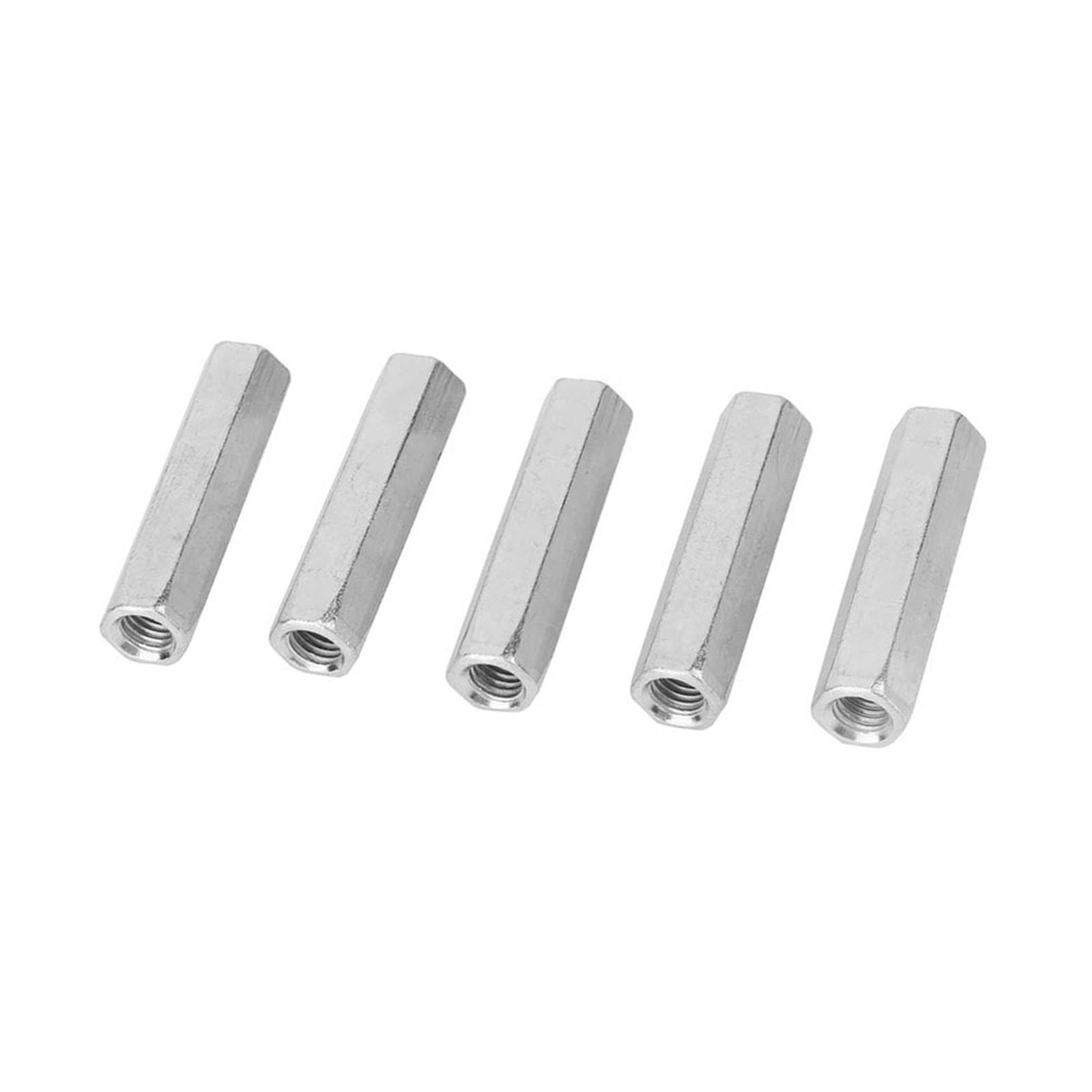 FTVOGUE Écrou long M8x50 hexagonal acier tige lot de 5