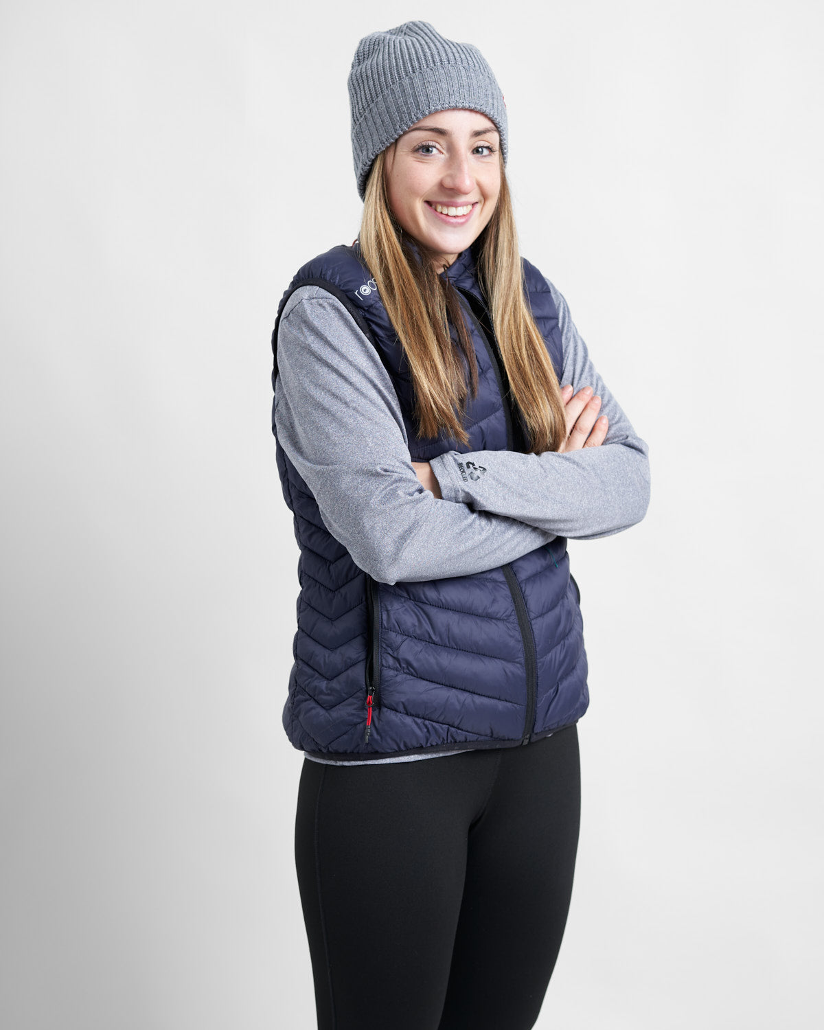 Rooster Superlite Eco gilet femme matelassé navy