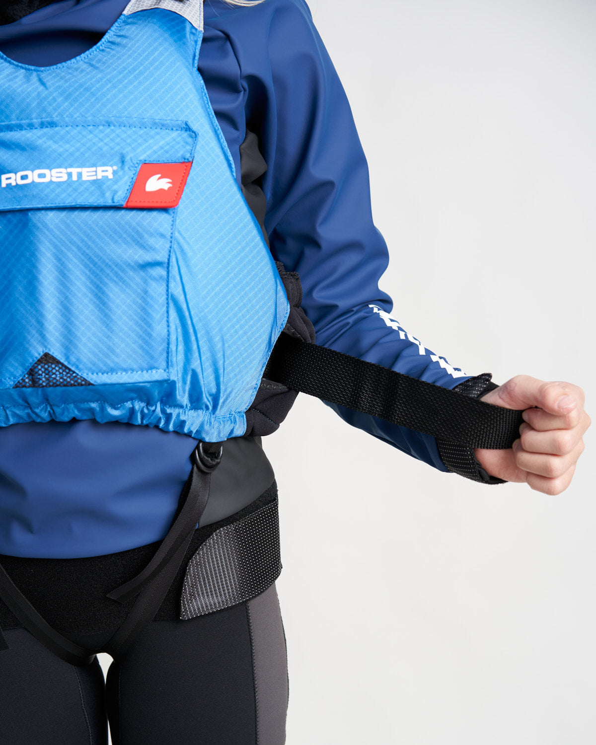 Rooster Buoyancy Aids gilet Junior Diamond noir 50N