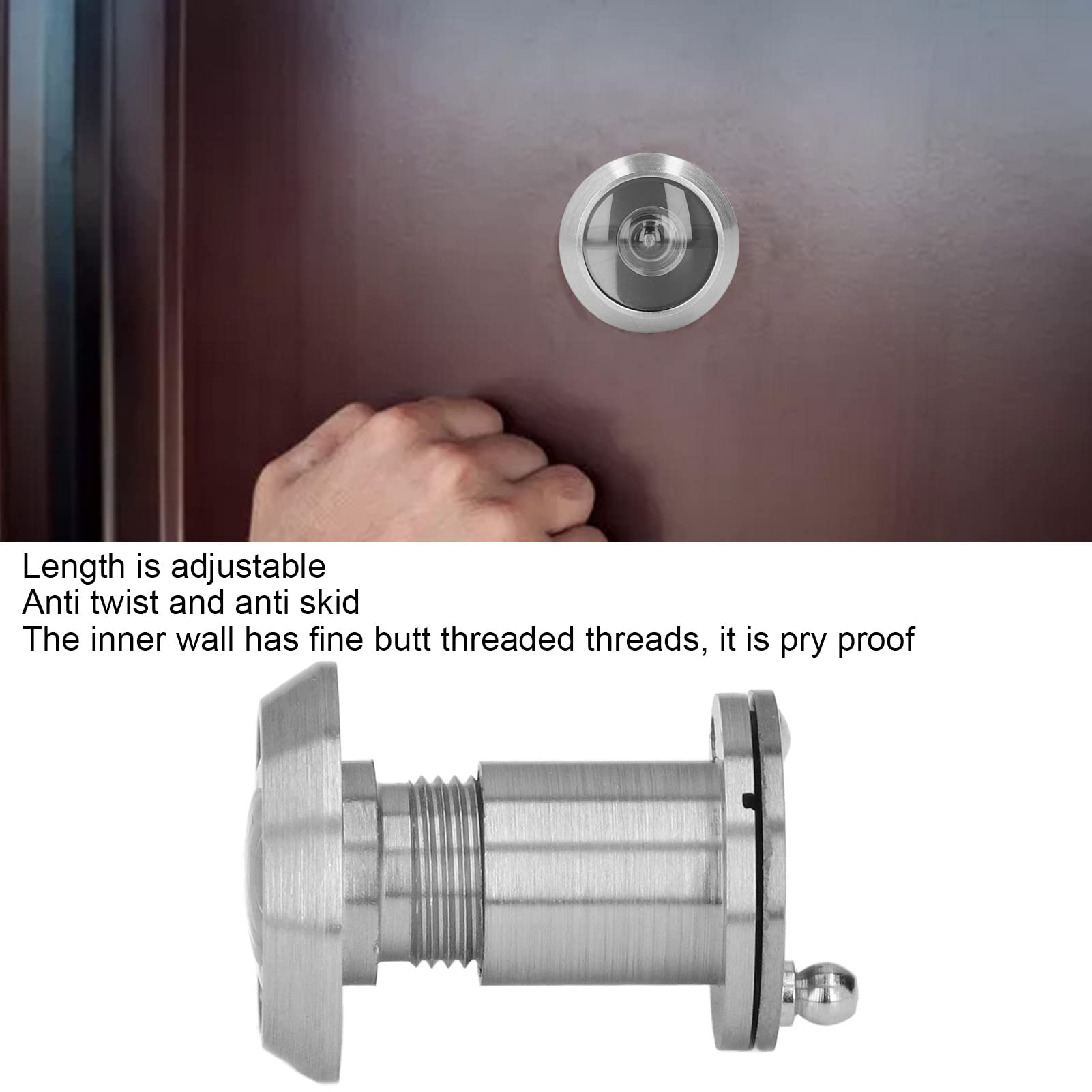 Ejoyous Home Improvement Tool judas porte cuivre acier 15-25 mm