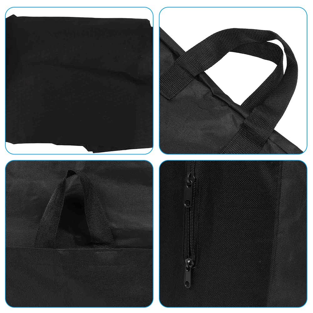Jadeshay Sac Table de Massage Portable Toile Noir 93x63x23 cm