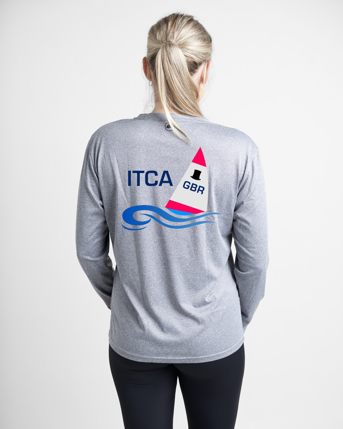 Rooster Tech Top UV50+ Manches Longues Bleu ITCA