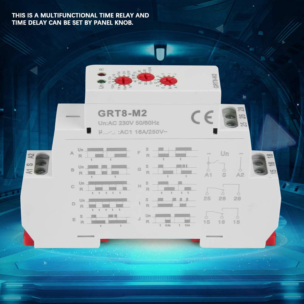 Jadeshay GRT8-M2 relais temporisé multifonction AC 220V