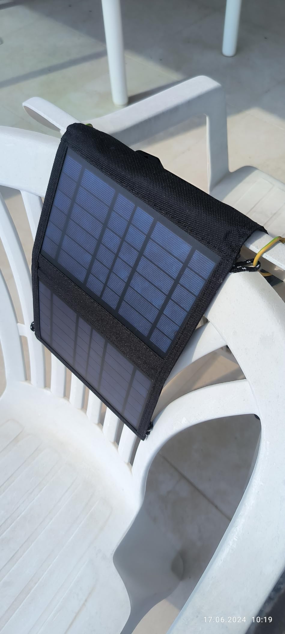 Jadeshay Solaire Photovoltaïque 15W panneau solaire pliable USB