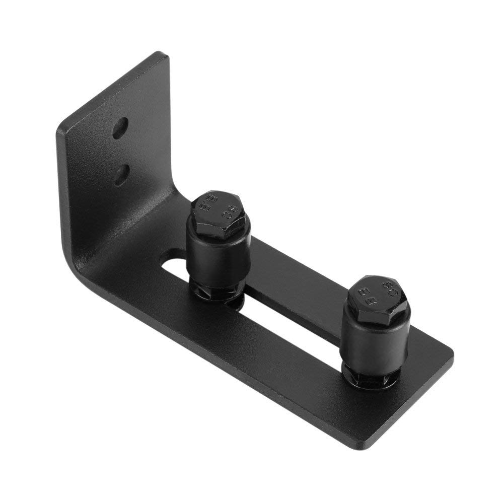 Ejoyous Home guide plancher porte grange réglable noir