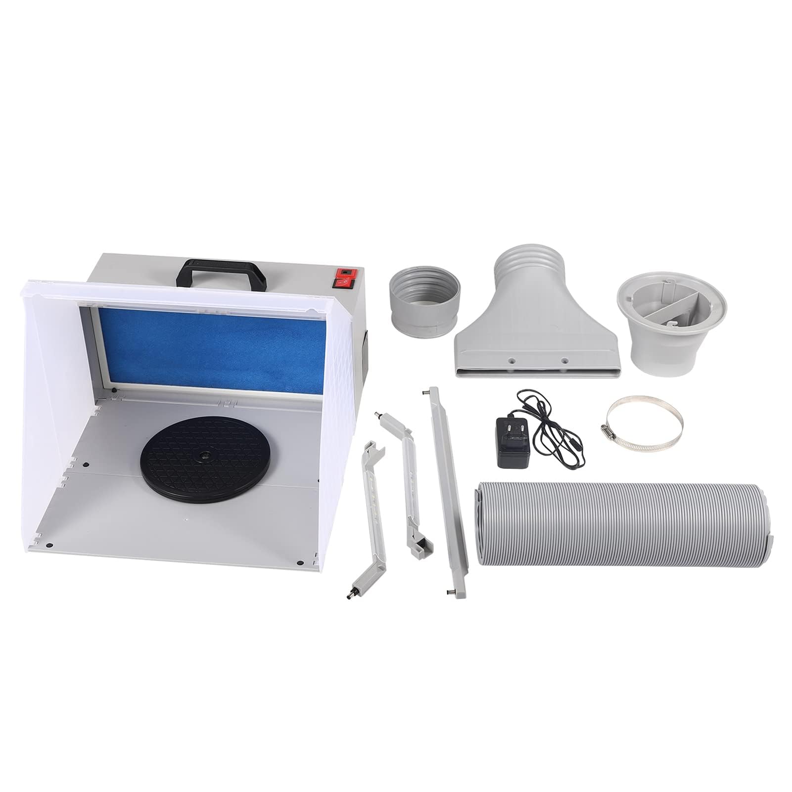 Ejoyous Cabine Aérographe 4 m³/min Cabine Peinture Filtre LED