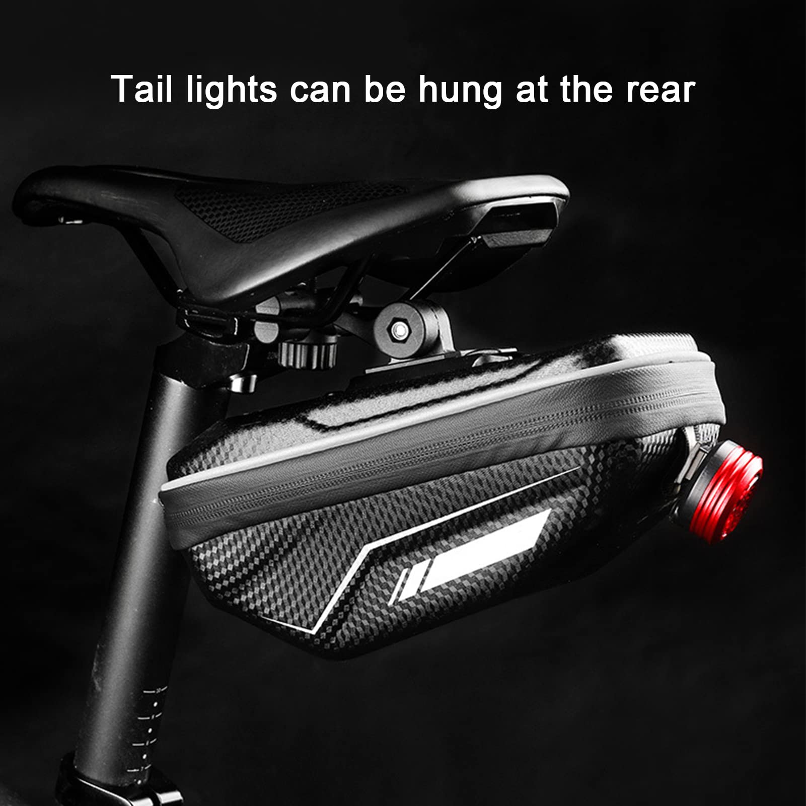 Tissting Outdoor sacoche selle vélo EVA noir étanche