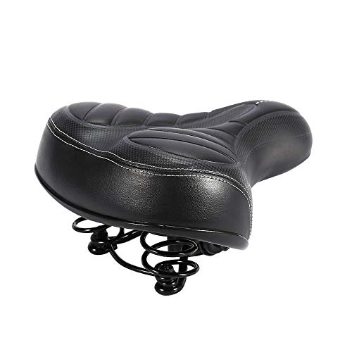 Ejoyous Selle Vélo Gel Confort Ressorts 25x20 cm