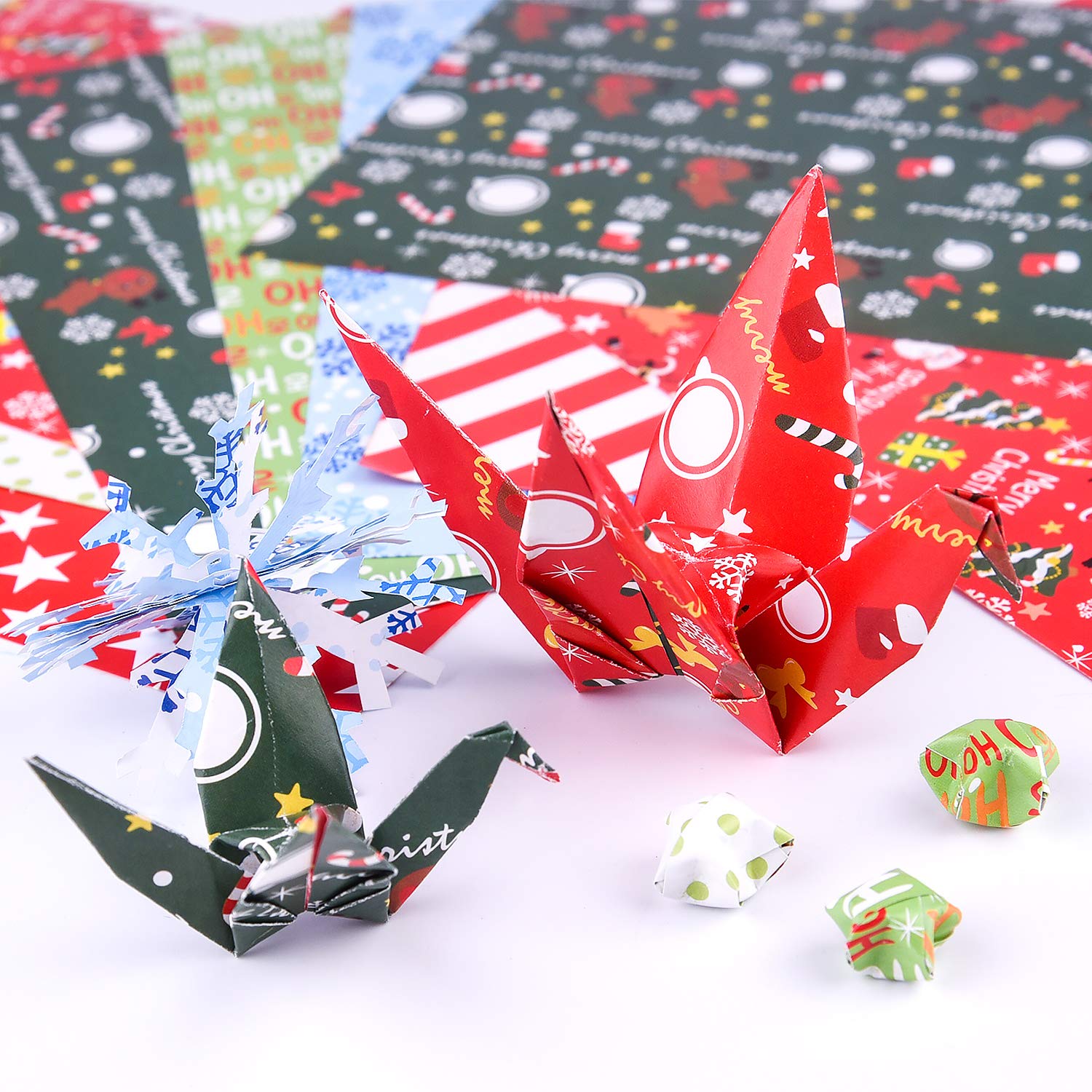 FEPITO papier décoratif Noël A4 30 feuilles 10 motifs