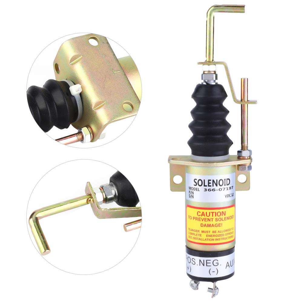 FTVOGUE Électrovanne carburant 366-07197 SA-3405T 12V générateur