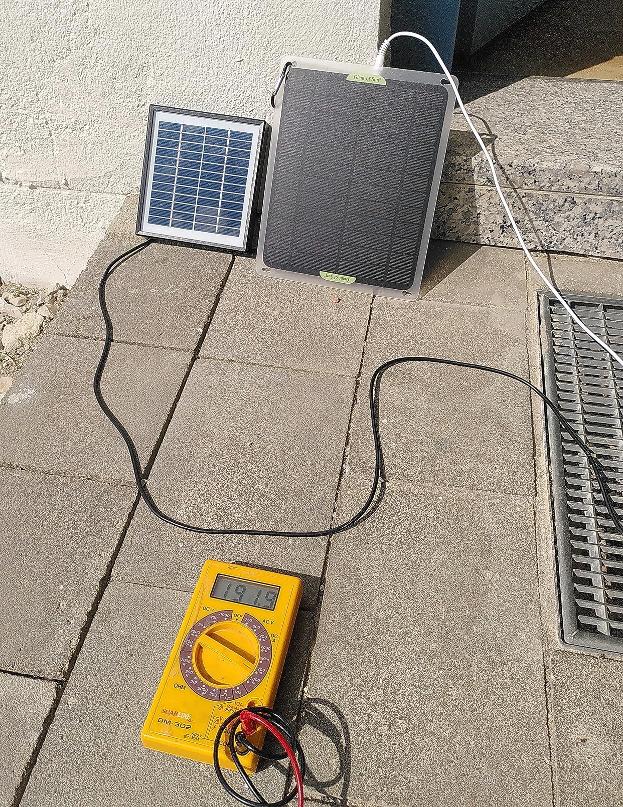 Jadeshay Panneau Solaire 12V 20W Kit USB Portable