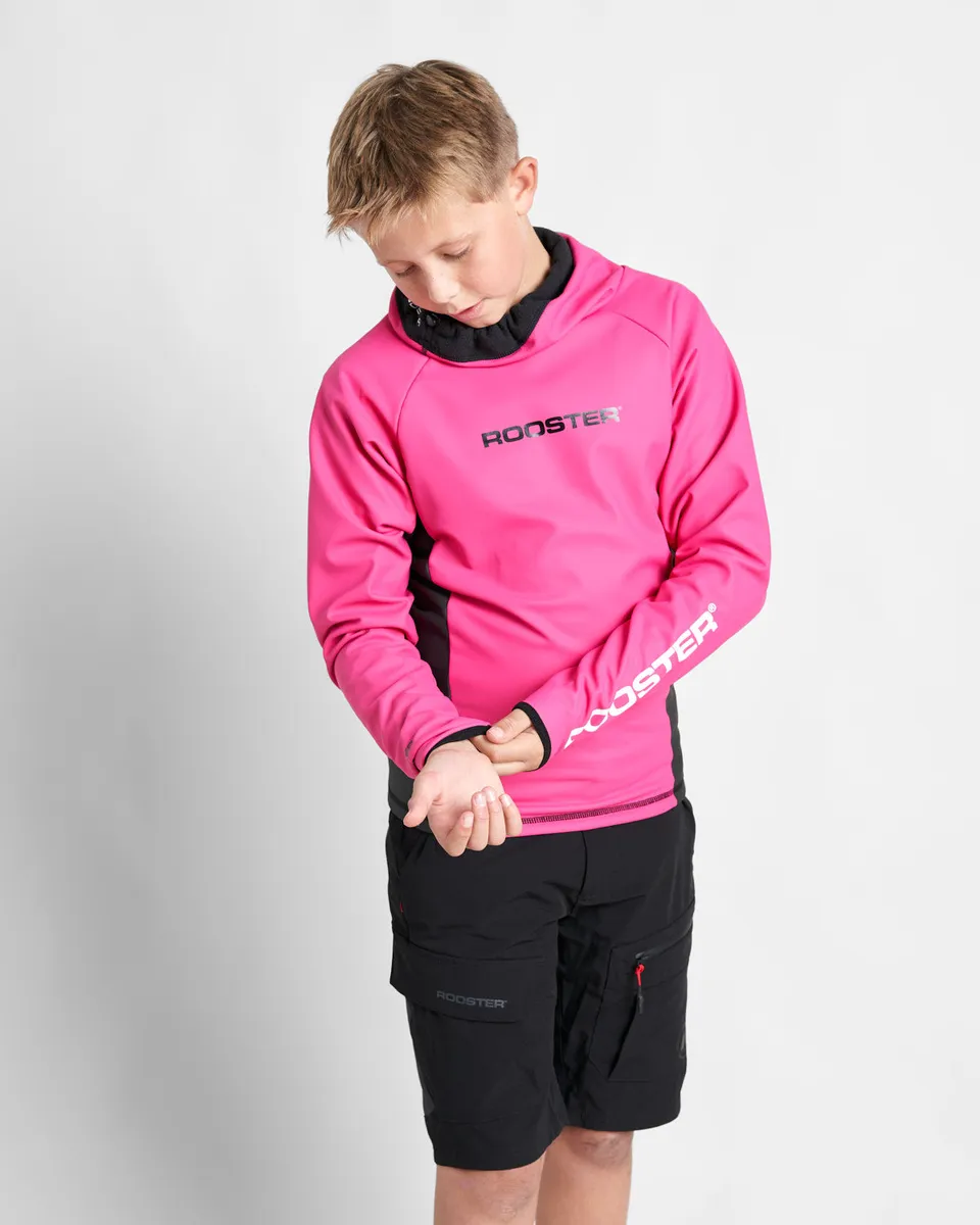 Rooster Aquafleece top Classic junior rose polaire