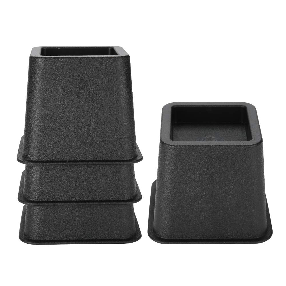 Ejoyous Home Improvement Tool rehausseurs meubles noir 10 cm lot 4