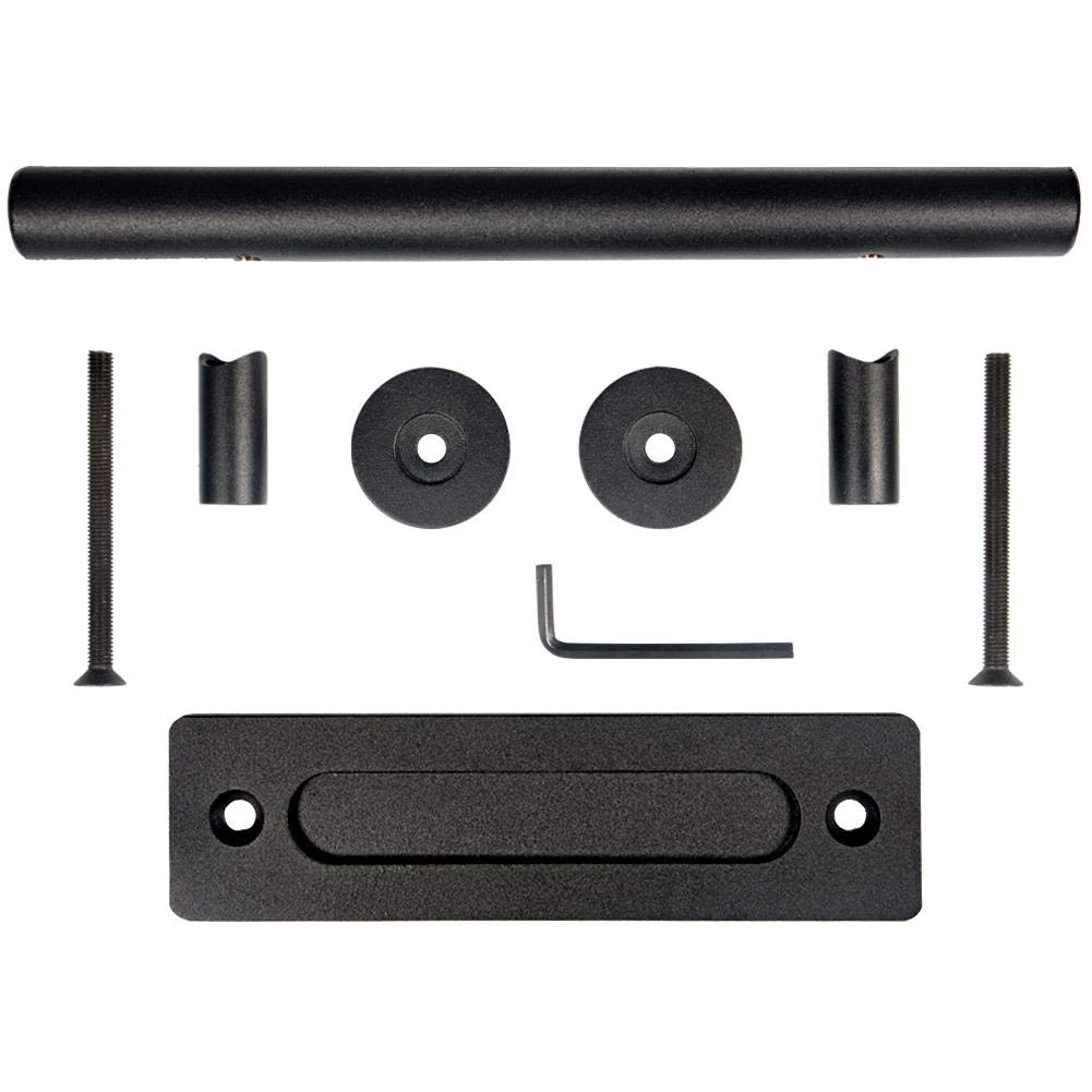 Ejoyous Home Improvement poignée porte grange noire acier